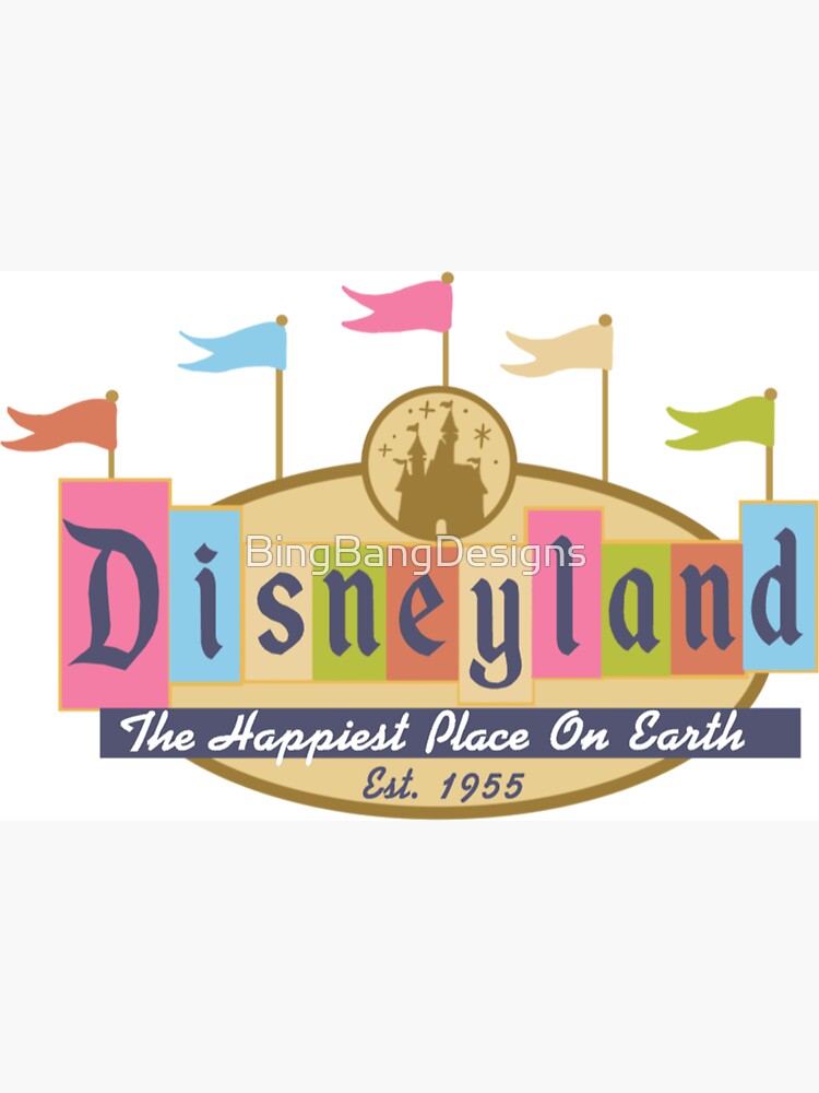 Thumbnail 3 of 3, Magnet, The Happiest Place On Earth designed and sold by BingBangDesigns.