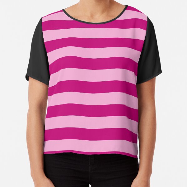 Pink Cheshire Cat stripes Graphic T Shirt for Sale by paperoni Redbubble