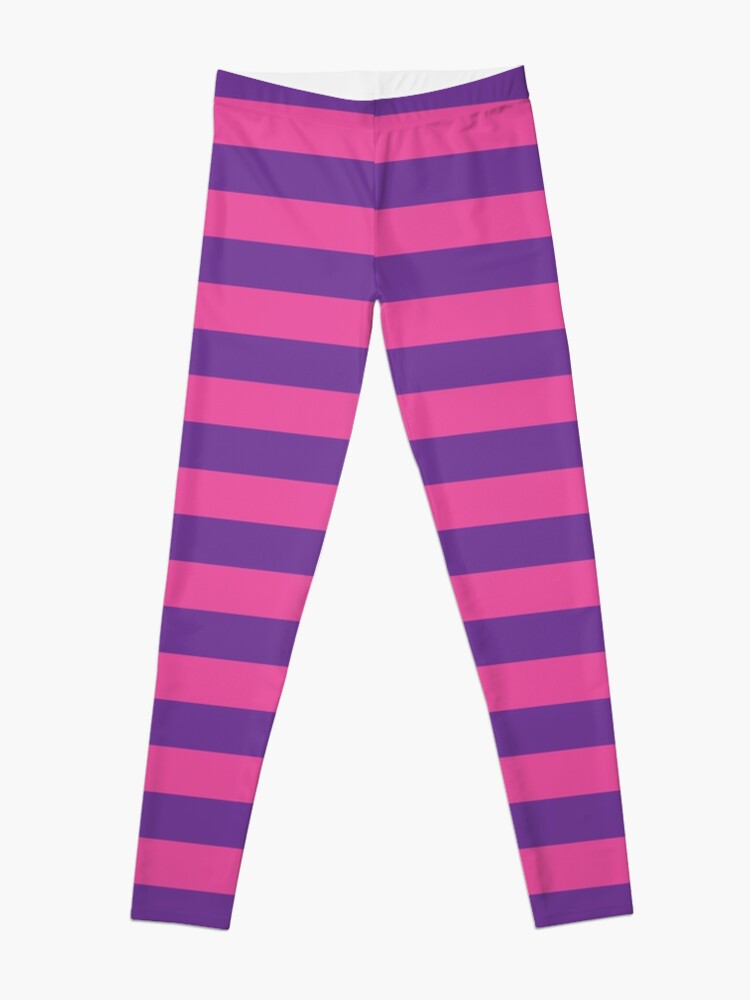 Pink/Purple Striped Leggings -  shop