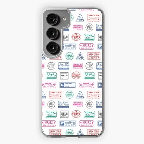 Stamp Label, Phone Case, Back Cover