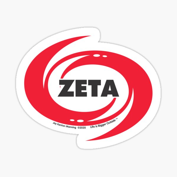 Zeta Hurricane Sticker- Weatherproof! Sticker