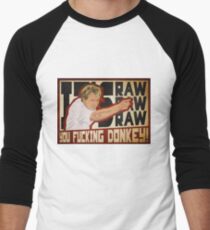 You fucking donkey! Men's Baseball ¾ T-Shirt
