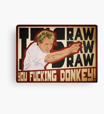 You fucking donkey! Canvas Print