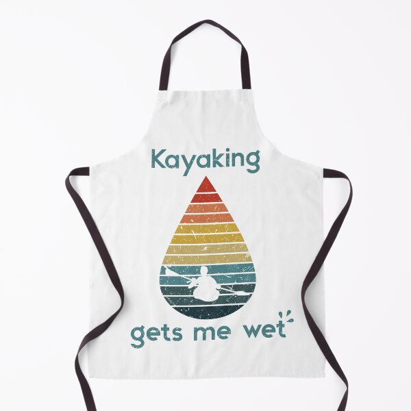 Item preview, kayaking gets me wet - vintage water drop designed and sold by Rooks-Artworks.