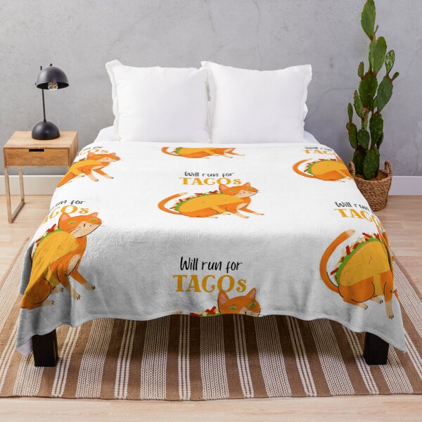 Item preview, Will Run For Tacos Cat designed and sold by JohnnyTaco.