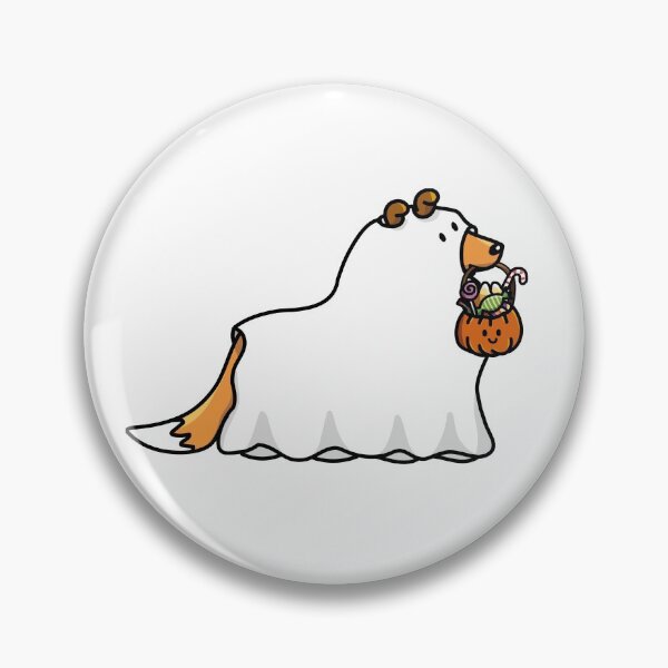 Item preview, Halloween Ghost Rough Collie designed and sold by Melissa Thereliz.