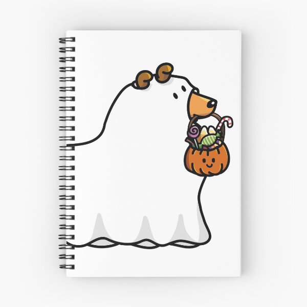 Item preview, Halloween Ghost Rough Collie designed and sold by Melissa Thereliz.