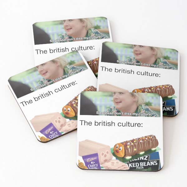 Item preview, British food culture meme designed and sold by TheBritishShop.