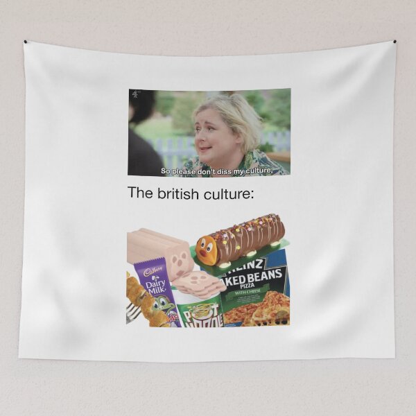 Item preview, British food culture meme designed and sold by TheBritishShop.