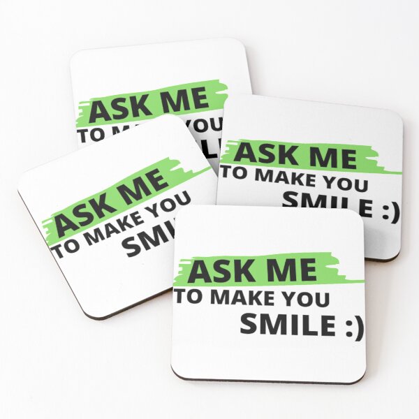 Item preview, ASK ME TO MAKE YOU SMILE T-SHIRT designed and sold by Rahof Online.