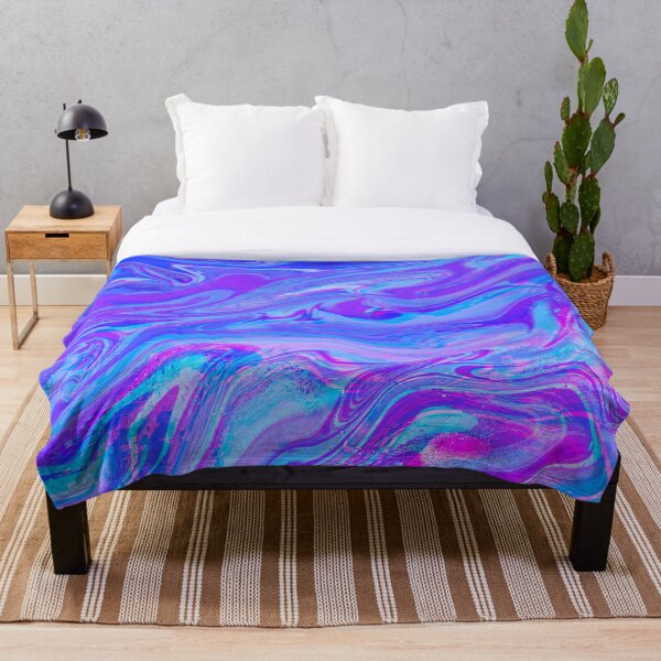 Item preview, Blue and Purple Liquid Glitch designed and sold by Ithelda.