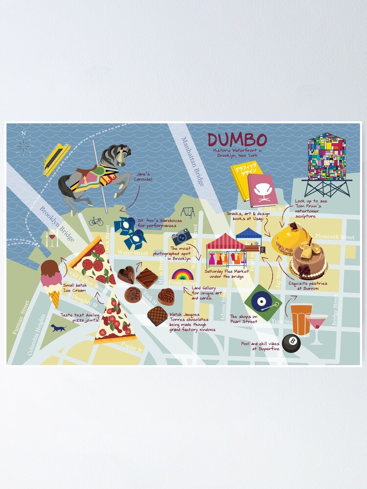 Map of dumbo brooklyn