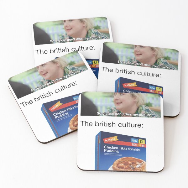 Item preview, Funny  British food culture meme tika masala designed and sold by TheBritishShop.