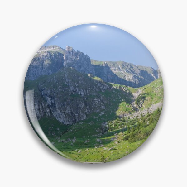 Item preview, Summer landscape with Malaiesti Chalet from the Bucegi Mountains, Romania. designed and sold by Olimpia Negura.