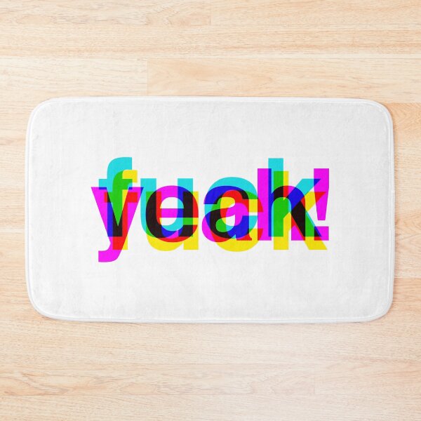 Item preview, Fuck Yeah! flat 3d glitchy design  designed and sold by AznavourByKarin.