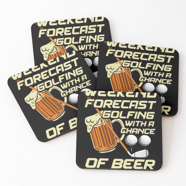 Item preview, Weekend Forecast Golfing With A Chance Of Beer Drinking designed and sold by MakeGoodChoices.