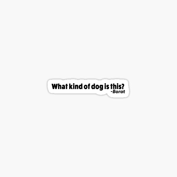 Borat meme quote Sticker