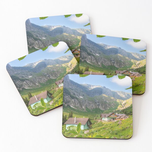 Item preview, Summer landscape with Malaiesti Chalet from the Bucegi Mountains, Romania. designed and sold by Olimpia Negura.