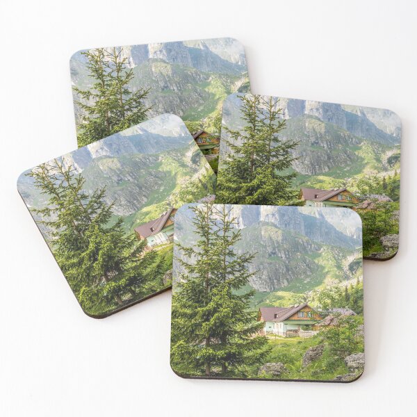 Item preview, Summer landscape with Malaiesti Chalet from the Bucegi Mountains, Romania. designed and sold by Olimpia Negura.