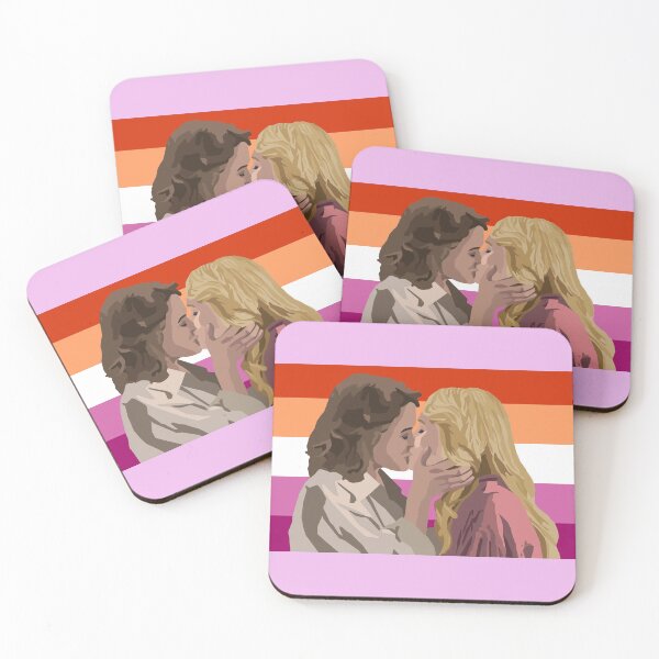 Item preview, Dani and Jamie lesbian flag - Bly Manor designed and sold by FizzypopDesigns.