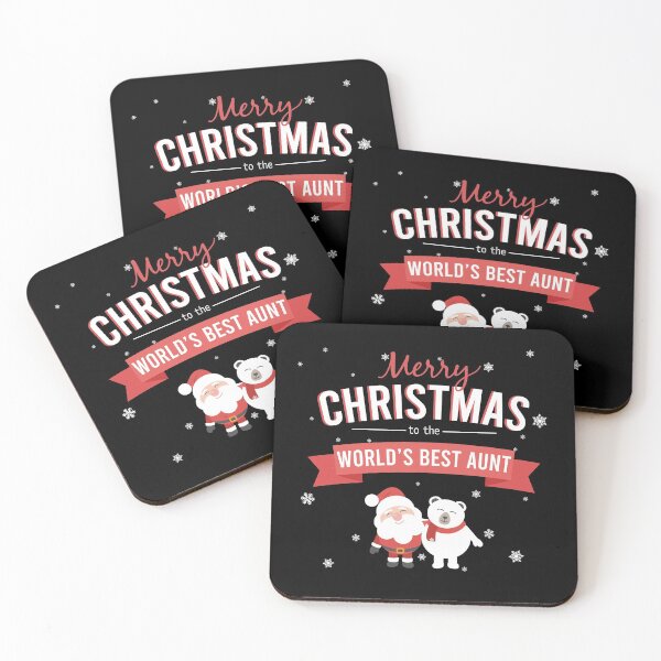 Item preview, Merry Christmas to world's best aunt or auntie or aunty Australian Christmas day designed and sold by anins-azuree.