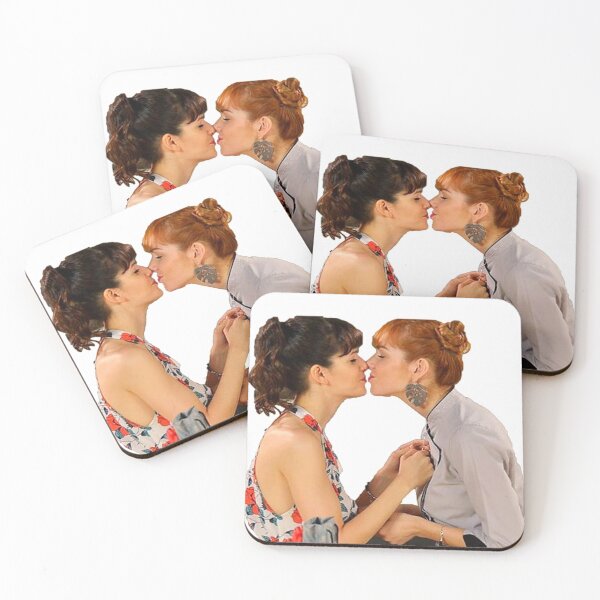 Item preview, Flor & Jazmin Kiss - Las Estrellas designed and sold by wearthelgbt.