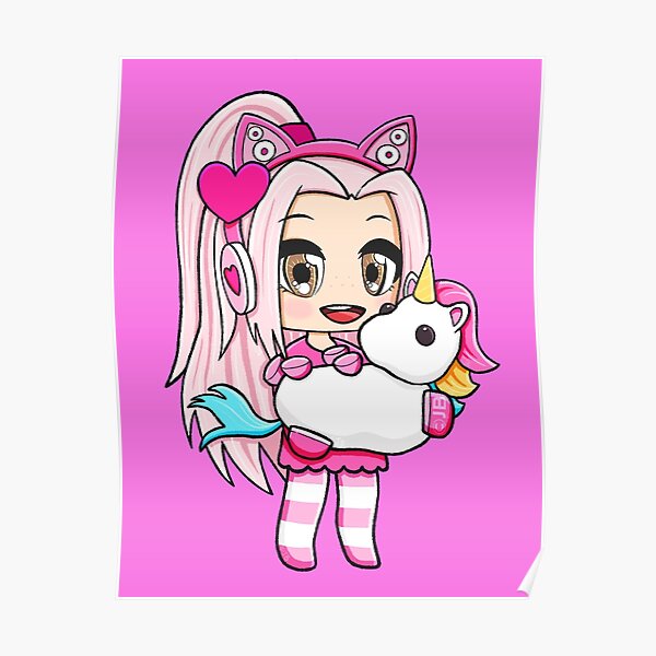 Roblox Unicorn Posters Redbubble - unicorn kitten girl roblox