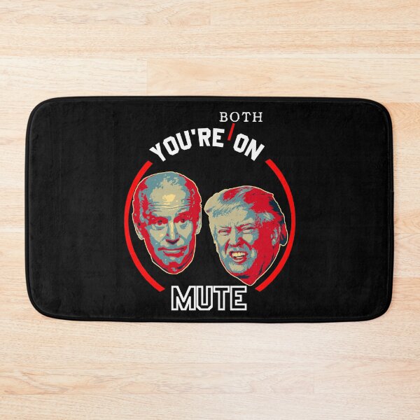 Item preview, You're Both On Mute Joe Biden Donald Trump Funny Meme designed and sold by CharJens.