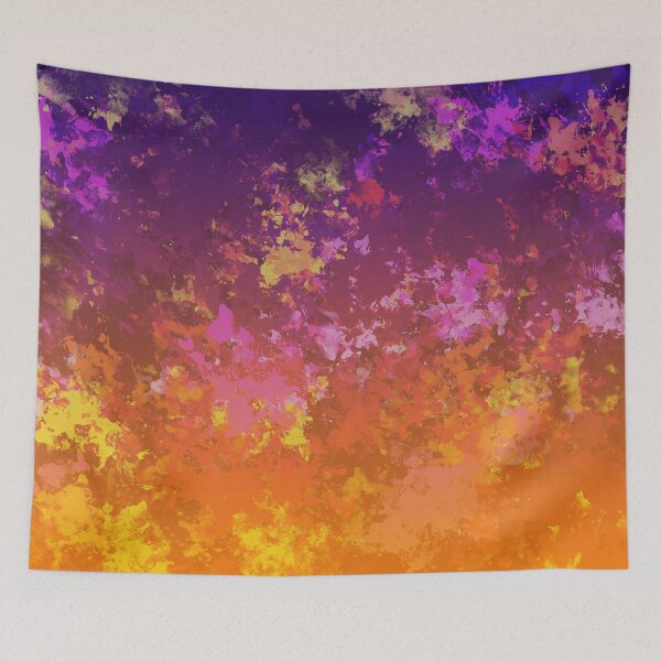 Aperçu de l'œuvre Peinture Splatter Sunset créée et vendue par Quinn-Draws.