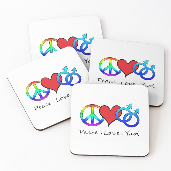 Item preview, Peace Love & Yaoi 2 designed and sold by Triny92.