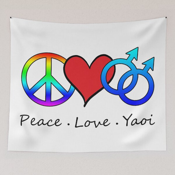 Item preview, Peace Love & Yaoi 2 designed and sold by Triny92.