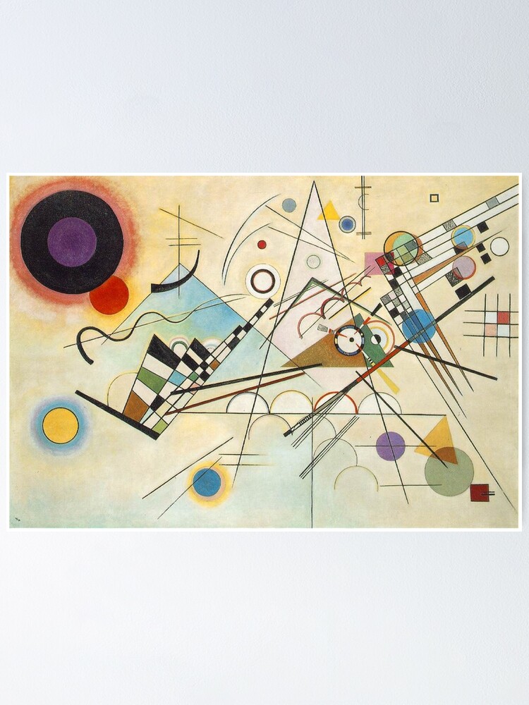 Russian Art Wassily Kandinsky Composition Viii Poster By Koo17leon