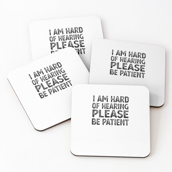 Item preview, HARD OF HEARING hearing impaired designed and sold by CodingForTech.