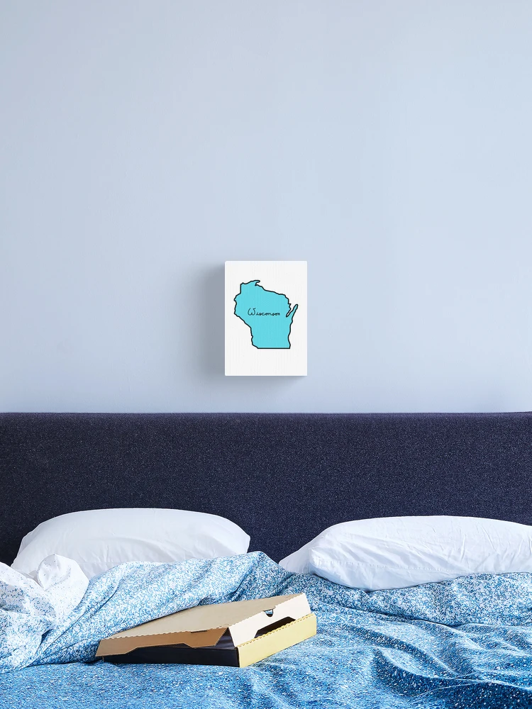 Thumbnail 2 of 3, Canvas Print, Wisconsin designed and sold by RMSdesigns.