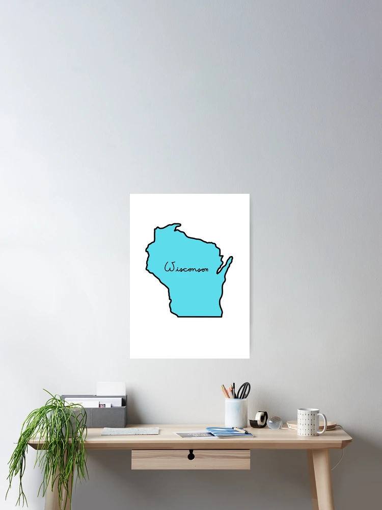 Thumbnail 2 of 3, Poster, Wisconsin  designed and sold by RMSdesigns.