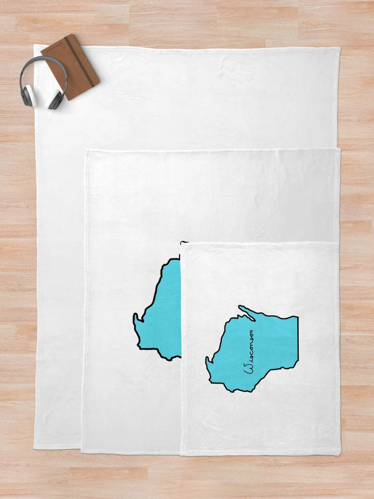 Thumbnail 5 of 6, Throw Blanket, Wisconsin designed and sold by RMSdesigns.