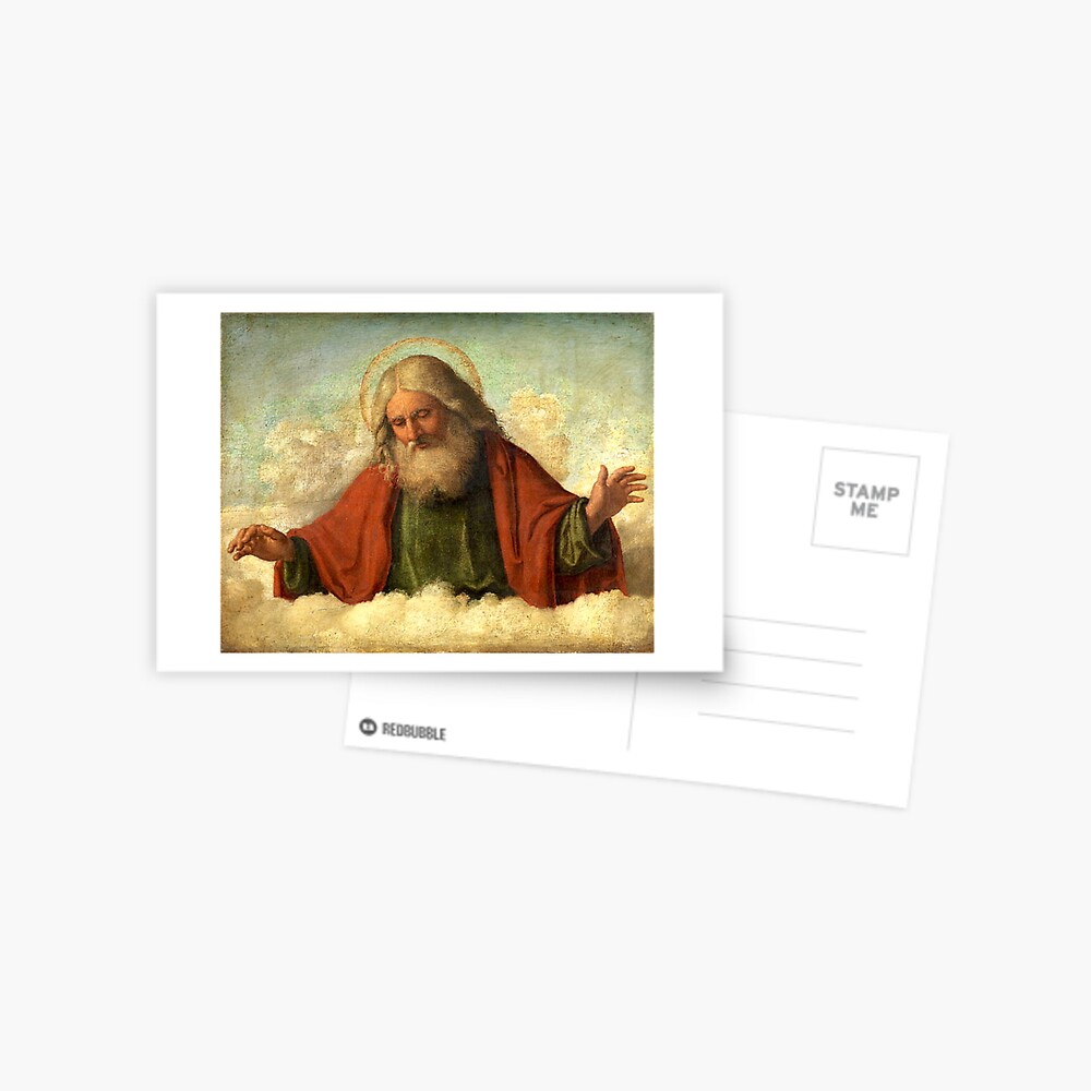 Postal «Dios el padre» de Beltschazar | Redbubble