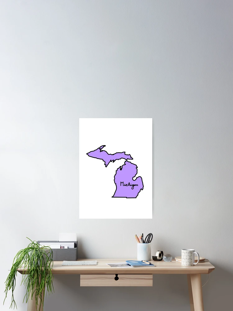 Thumbnail 2 of 3, Poster, Michigan designed and sold by RMSdesigns.