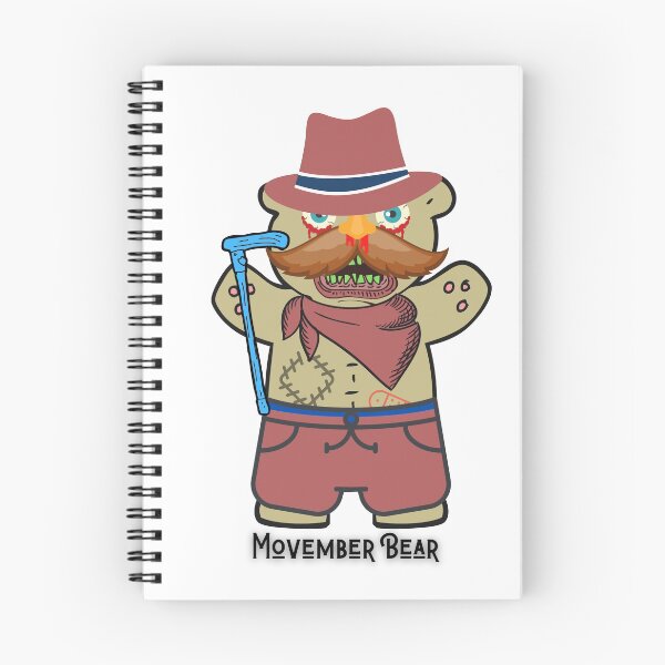 Item preview, Oso feo de Movember designed and sold by ChartGifts.