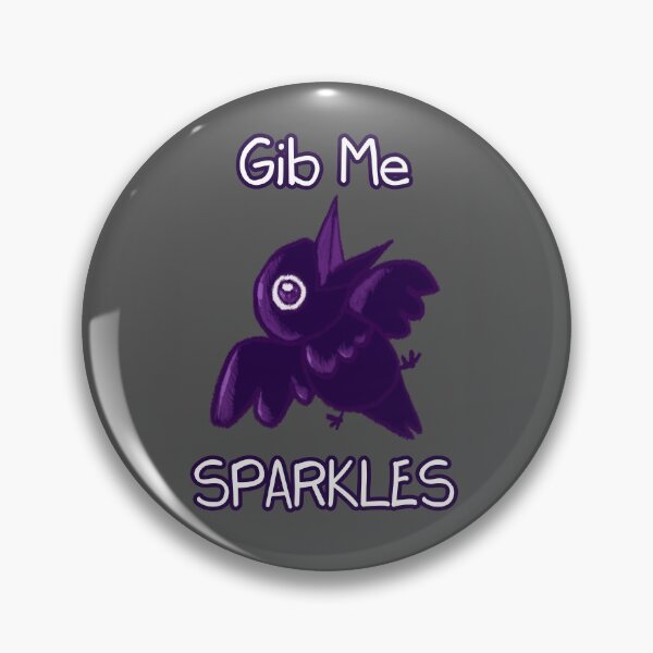 Item preview, Gib Me Sparkles Crow designed and sold by Facebook.com/ ArtByAmyMinori.