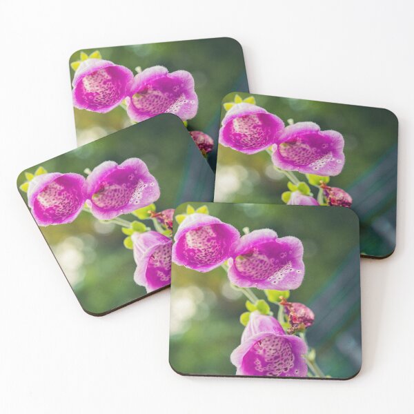 Item preview, Three purple foxglove flowers designed and sold by craig777red.