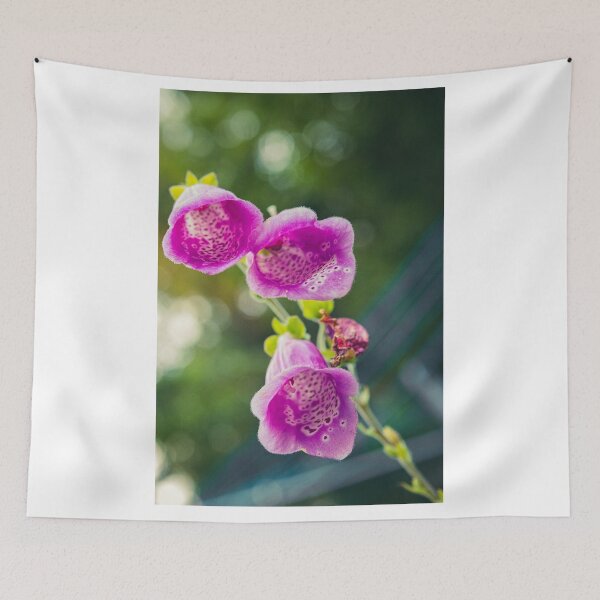 Item preview, Three purple foxglove flowers designed and sold by craig777red.