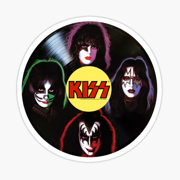 Disque vinyle Kiss The Band Sticker