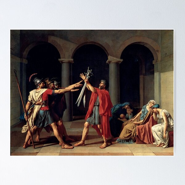 Item preview, Fine Art: Jacques-Louis David - The Oath Of Horatii  designed and sold by The Great  Art.