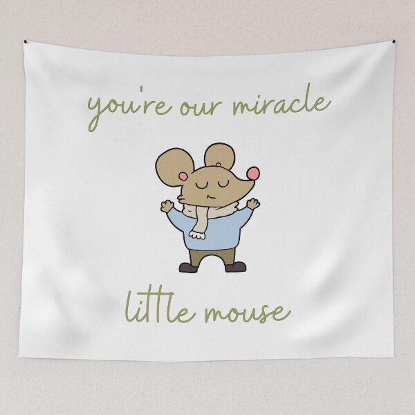Item preview, Fairy godmother blessings: You are our miracle little mouse designed and sold by wineandwords.