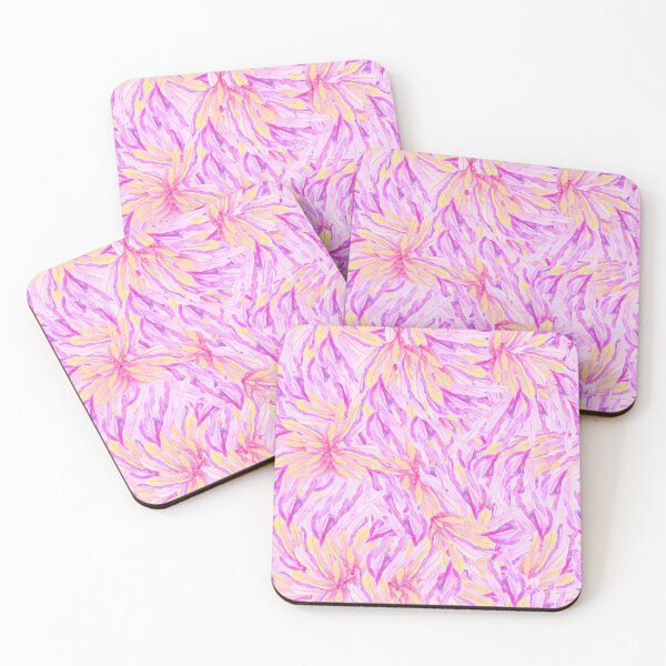 Item preview, Pink wareecolor tropic garden designed and sold by Karla Perez.