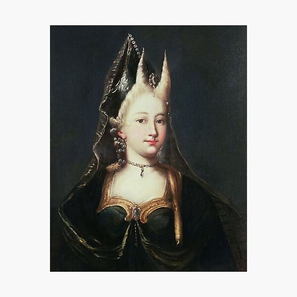 A HORNED WITCH, 18TH CENTURY - ARTIST UNKNOWN Photographic Print