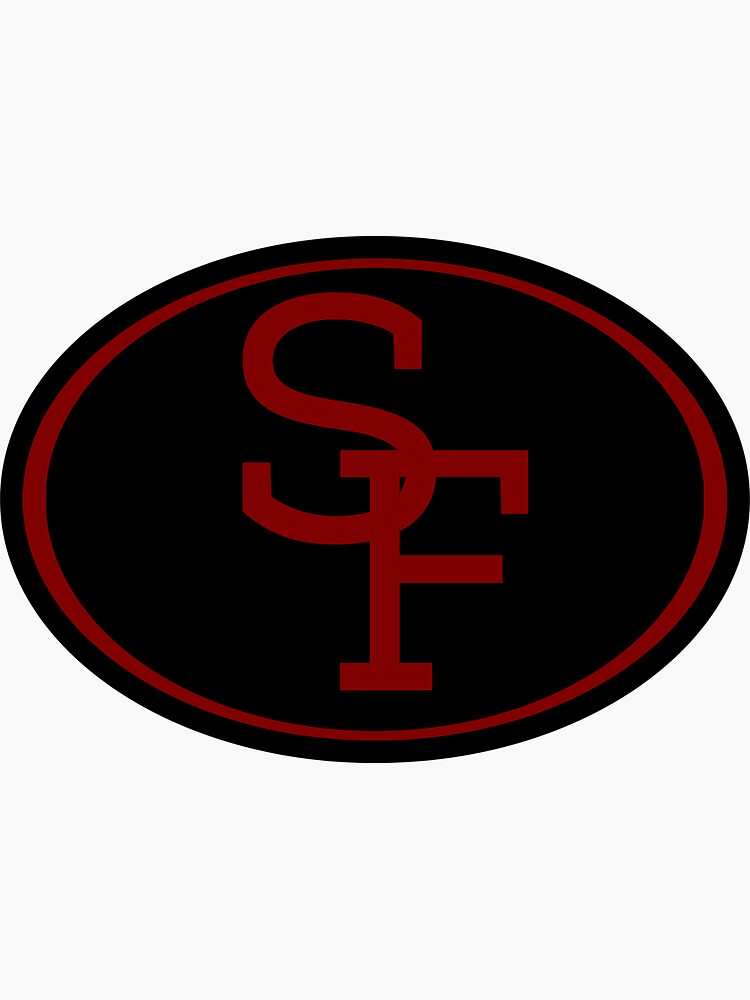 Red San Francisco-SF 2 Sticker for Sale by funnybbqshirts