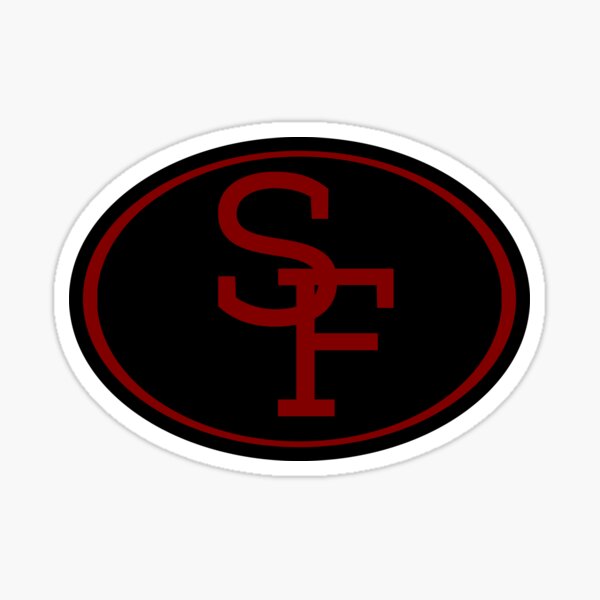 Red San Francisco-SF 2 Sticker for Sale by funnybbqshirts