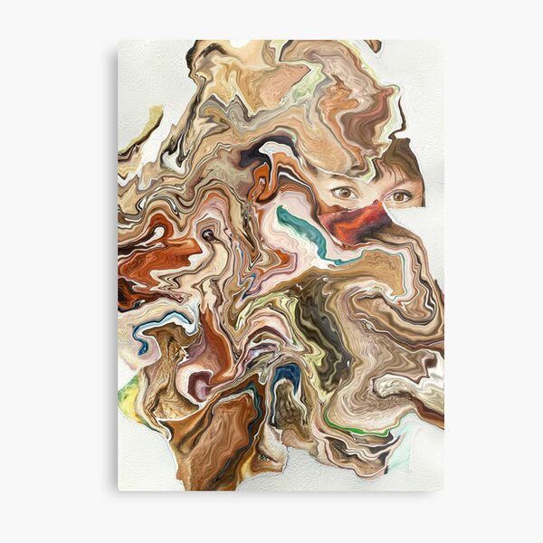 Abiding In Metal Print